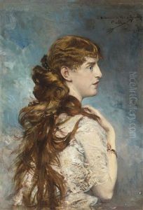 Portrait Of Harriet Valentine Crocker Alexander Portrait Of Harriet Valentine Crocker Alexander