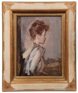 Contessa De Luesse Nata Berthier by Giovanni Boldini