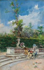 Les Domes (versailles) by Giovanni Boldini