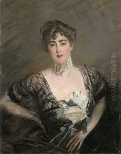 Portrait Der Josefina Alvear De Errazuriz by Giovanni Boldini