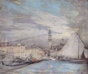 Le Grand Canal A Venise by Giovanni Boldini
