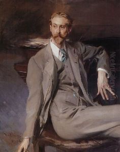 Portrait Of The Artist: Lawrence Alexander Peter Harrison by Giovanni Boldini