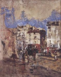 Rue Animee by Giovanni Boldini