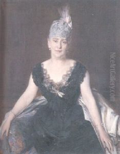 Portrait Of Madame Seligman by Giovanni Boldini