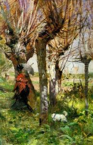 Una Passeggiatina Nel Pomeriggio by Giovanni Boldini