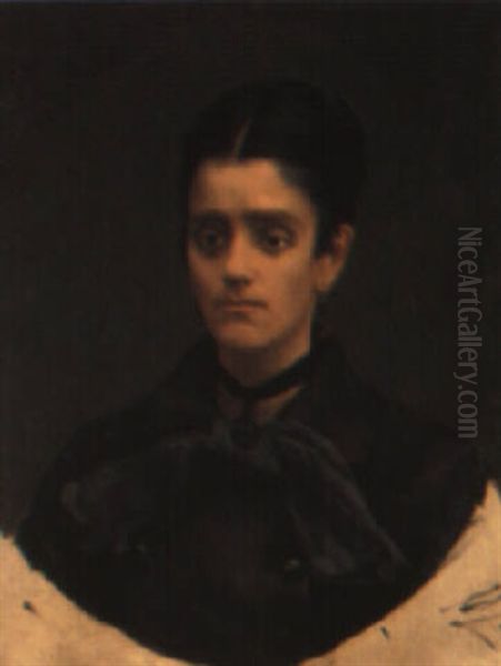 Portrait Of A Lady In Black - view 1
