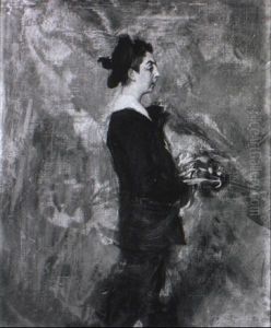 Portrait Du Fils Du Peintre Ernest-ange Duez by Giovanni Boldini