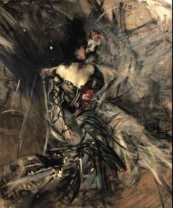 Ballerine Espagnole Au Moulin Rouge by Giovanni Boldini
