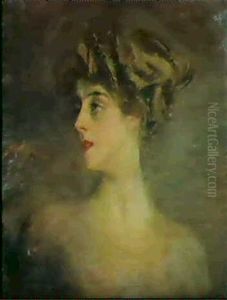 Ritratto Di M.me Marthe Letellier by Giovanni Boldini