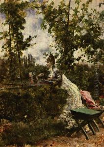In The Garden by Giovanni Boldini