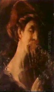 La Femme A L'eventail by Giovanni Boldini