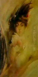 A Portrait Of Madame Georges Victor-hugo