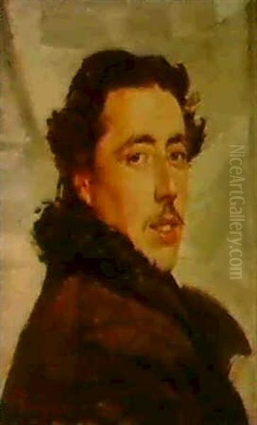A Portrait Of Giovanni Bruno With Moustache - view 1