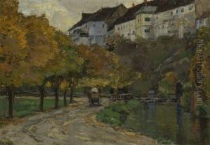 Dachau Am Muhlbach by Ludwig Bolgiano