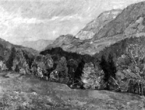 Herbstliche Gebirgslandschaft