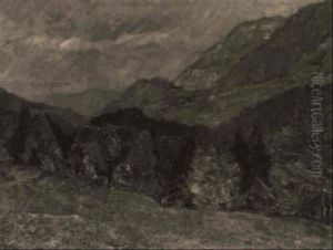 Herbst Im Gebirge by Ludwig Bolgiano
