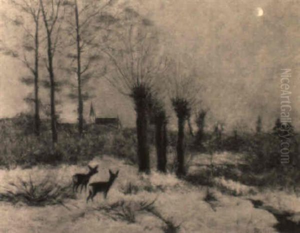 Rotwild Im Winter - view 1