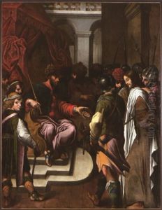 Le Christ Devant Pilate by Nicolas Bollery
