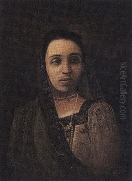 Portrait Of A Parsee Lady - view 1