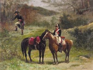 Napoleon Beobachtet Den Feind by Karel Frederik Bombled