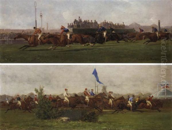 Grand Steeple-chase De Paris 1877 - view 1
