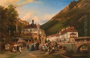 The Main Square Of Herkulesfurdo (herkulesbad)