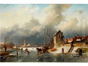 Niederlandische Winterlandschaft