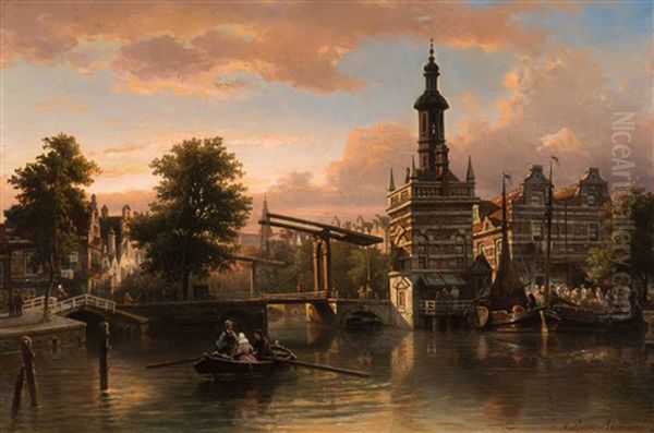 View Of The Accijnstoren In Alkmaar - view 1