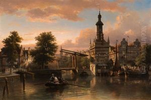 View Of The Accijnstoren In Alkmaar