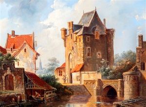 Houses Along A Canal
