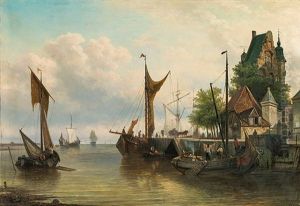Sailing Ships In The Harbour