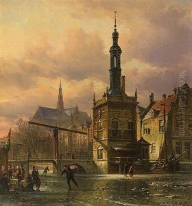 Ansicht Der Stadt Alkmaar