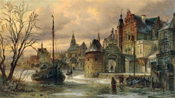 Winteransicht In Amsterdam - view 1