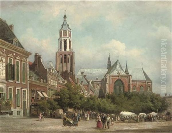 The Market Place With The Eusebius Kerk, Arnhem - view 1