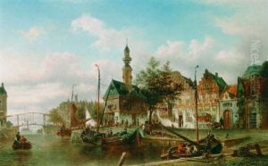 A Canal Scene In Kampen