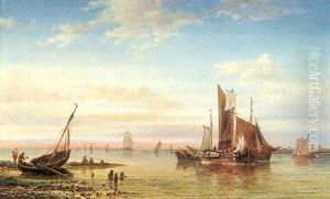 Meeresansicht Aus Holland by Elias Pieter van Bommel