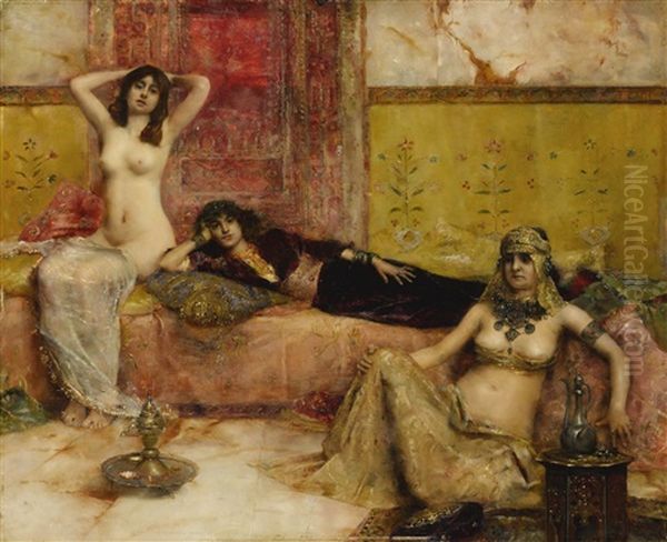 Waiting: Odalisques In An Interior - view 1