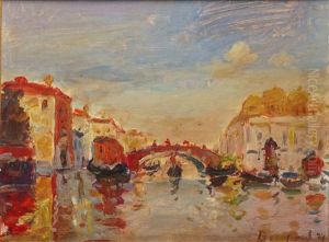 Venise & L'entree Du Grand Canal Le Pont (2 Works) Venise & L'entree Du Grand Canal Le Pont (2 Works)