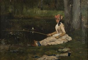 Lady Fishing Lady Fishing