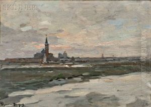 Venice At Dusk by Maurice Bompard