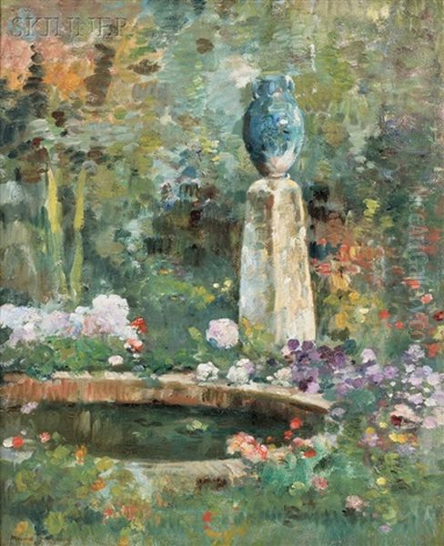 Garden View With Pool And Jardiniere - view 1