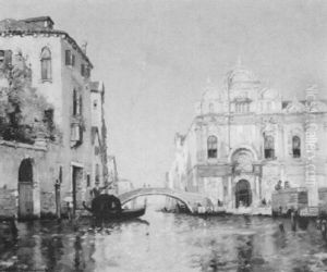 Venetian Canal by Maurice Bompard