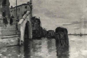 La Lagune A Venise by Maurice Bompard