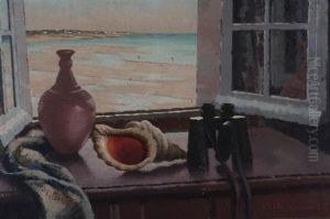 Nature Morte Pres De La Fenetre by Pierre Bompard