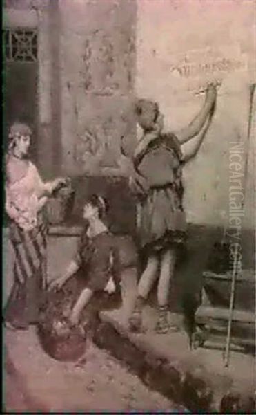 Roman Street Scene - view 1