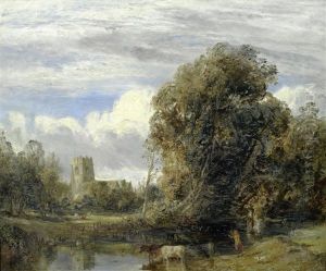 A Pastoral English Landscape by William Joseph J. C. Bond