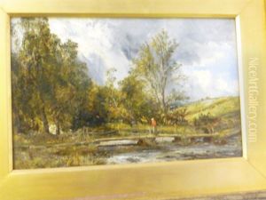 Footbridge Near Bangor by William Joseph J. C. Bond