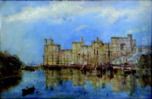 Caernafon Castle, North Wales by William Joseph J. C. Bond