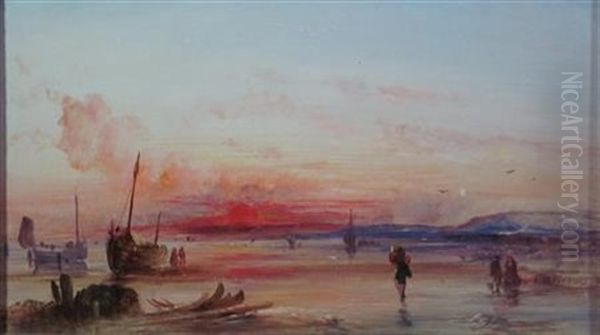 Sunset At Lowtide - view 1