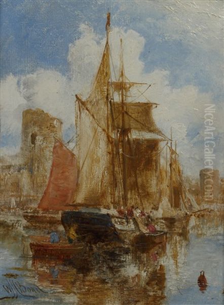 Shipping In A Harbour - view 1